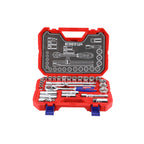 Coffret de douilles 1/2" Jeu de 28 pièces EMTOP Acier CR-V