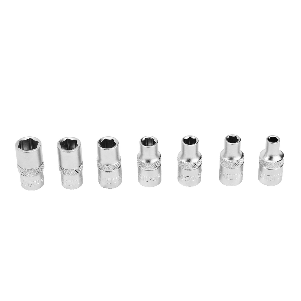 1/4" Jeu de clés à douille 14 pièces EMTOP