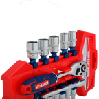 1/4" Jeu de clés à douille 14 pièces EMTOP