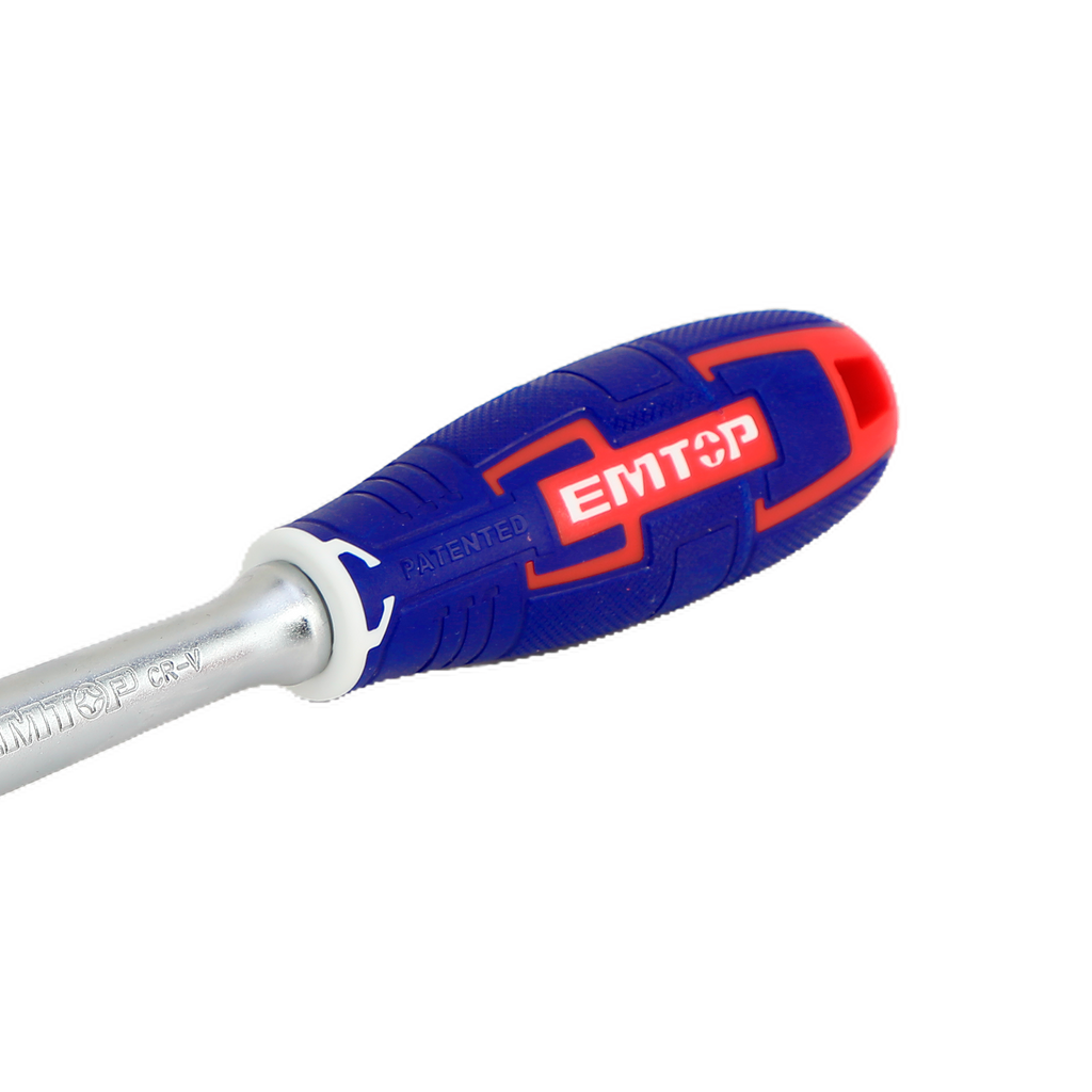 1/4" et 1/2" Coffret cliquet et douilles 51 pièces EMTOP