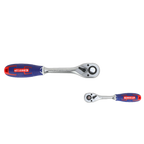 Coffret 50 pièces cliquet et douilles de 1/4" avec jeu de douilles métriques et rallonges flexibles avec clé à cliquet réversible pour mécanique & réparations EMTOP