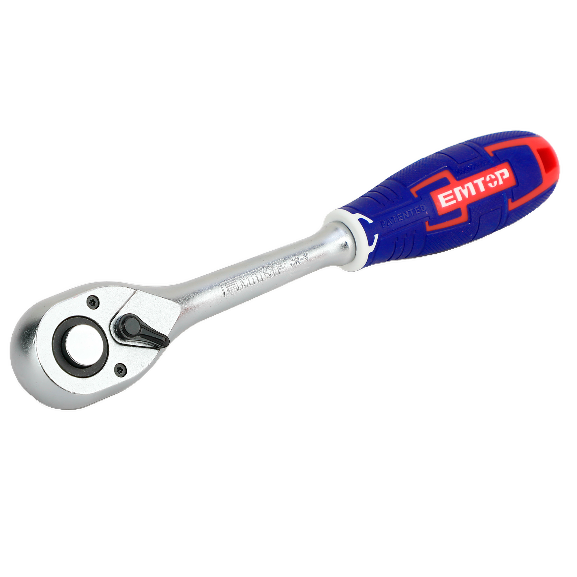 Coffret 50 pièces cliquet et douilles de 1/4" avec jeu de douilles métriques et rallonges flexibles avec clé à cliquet réversible pour mécanique & réparations EMTOP