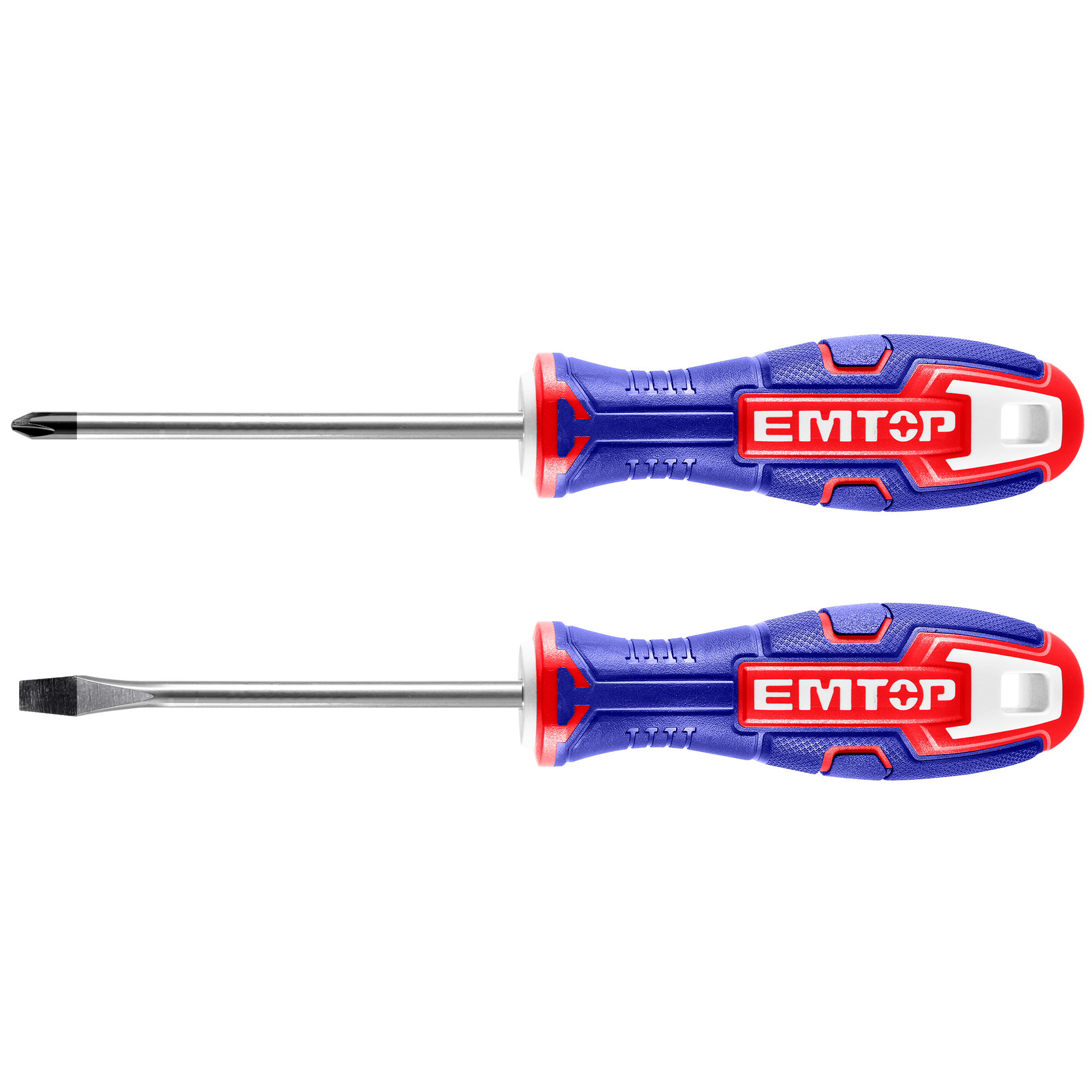 Jeu de 2 tournevis 125mm Acier CR-V EMTOP