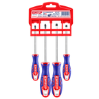 EMTOP Jeu de 4 tournevis magnétique Acier CR-V