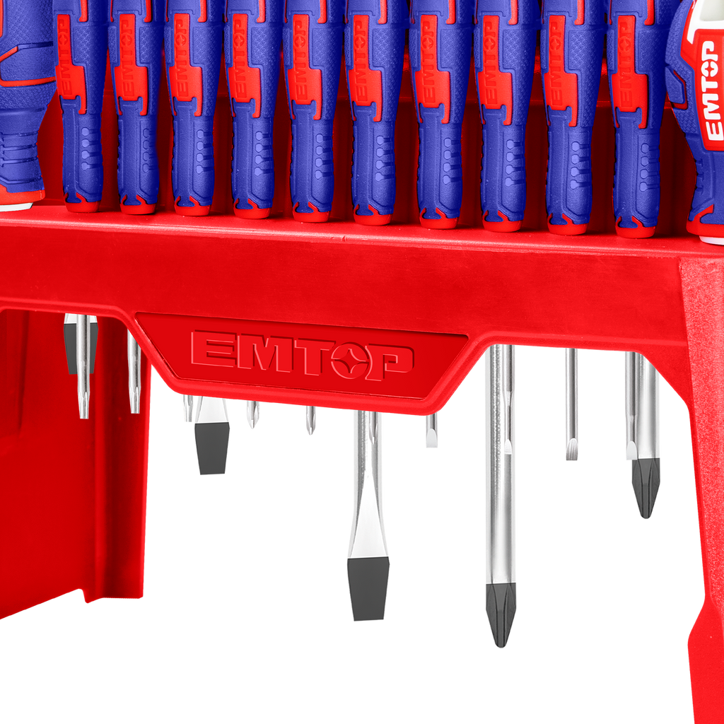 Set de 18 Tournevis magnétiques de précision EMTOP