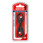 Câble chargeur USB Type C vers Type C 1 Mètre EMTOP