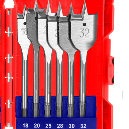 Ensemble de 12 forets à bois plats EWFD41302 EMTOP
