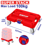 Plateau roulant modulaire EMTOP SUPER STACK