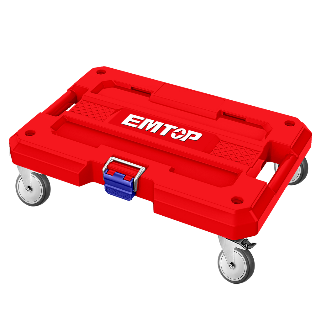Plateau roulant modulaire SUPER STACK pour boîtes à outils – Charge maximale 100 kg – EMTOP