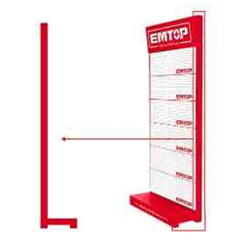 Montant etagere Pilier du stand EMTOP H2200 mm * P440 mm PUB