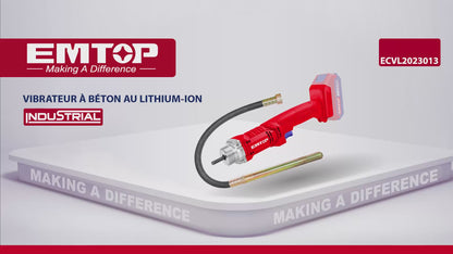 Vibrateur à béton sans fil ECVL202301 EMTOP